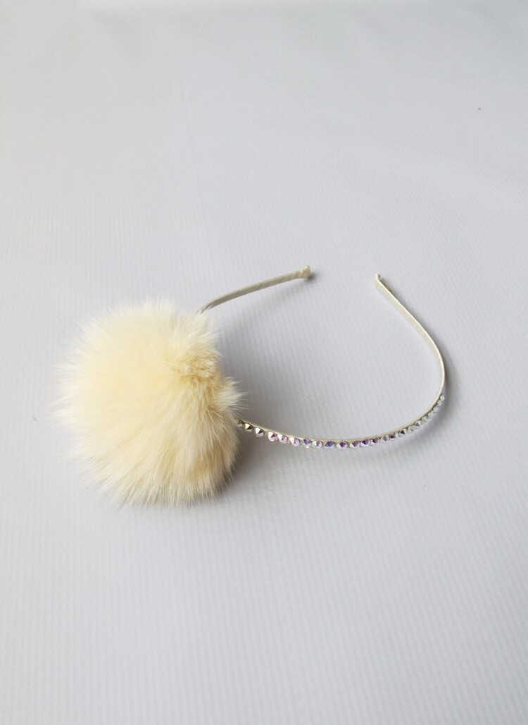 Bari Lynn Fur Stoned Headband