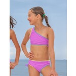 Limeapple Andreea purple 1 shoulder Bikini