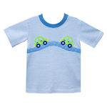 Zuccini Blue Stripe Car Shirt