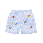 Zuccini Bl Check Construction Emb Shorts