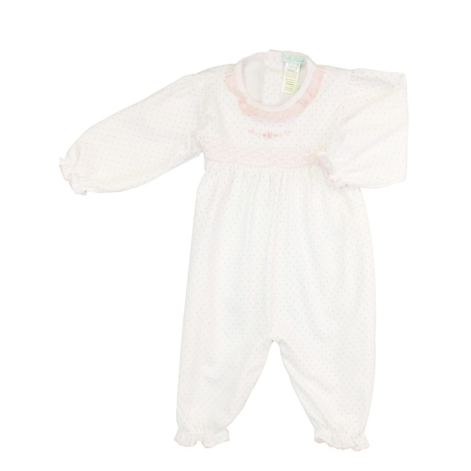 Baby Threads Pink Dots Smocked Converter