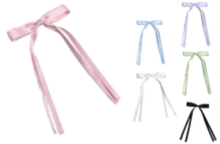 Fun Fety Double Tail Bow Clip