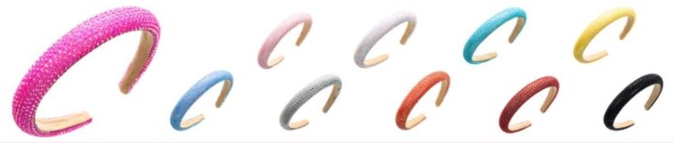 Fun Fety Padded Rhinestone Headband