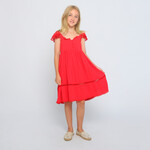 Joyous & Free Red Soiree Dress