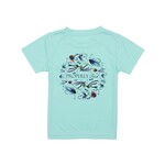 Properly Tied Performance SS Tee Stay Fly Seafoam