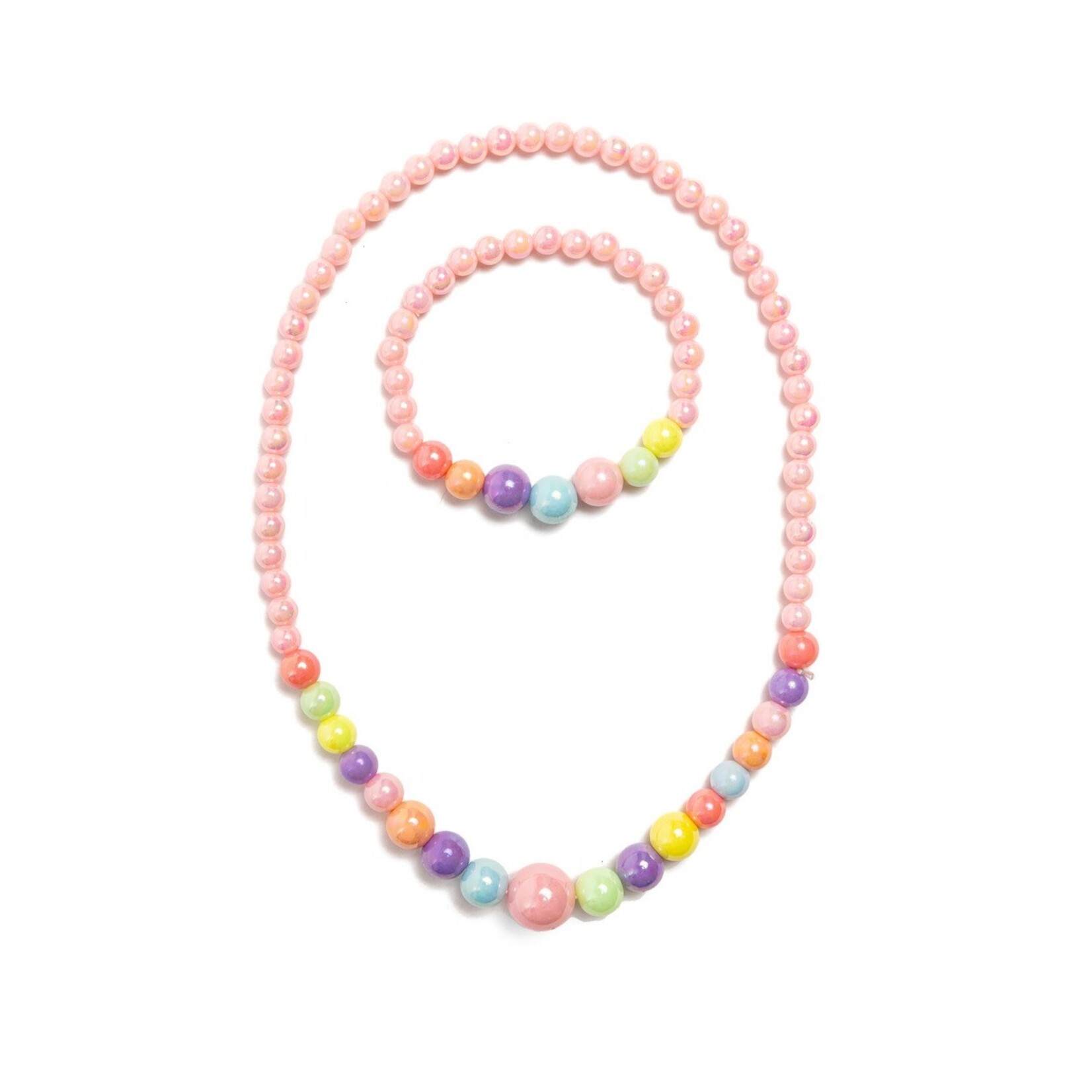Great Pretenders Pearly Pastel Necklace and Bracelet