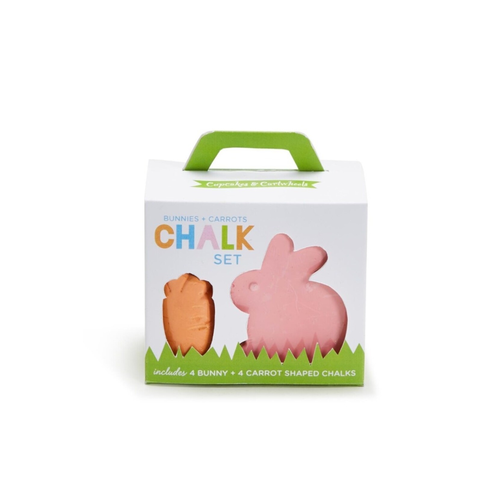 Two's Company Bunny and Carrot Chalk Set