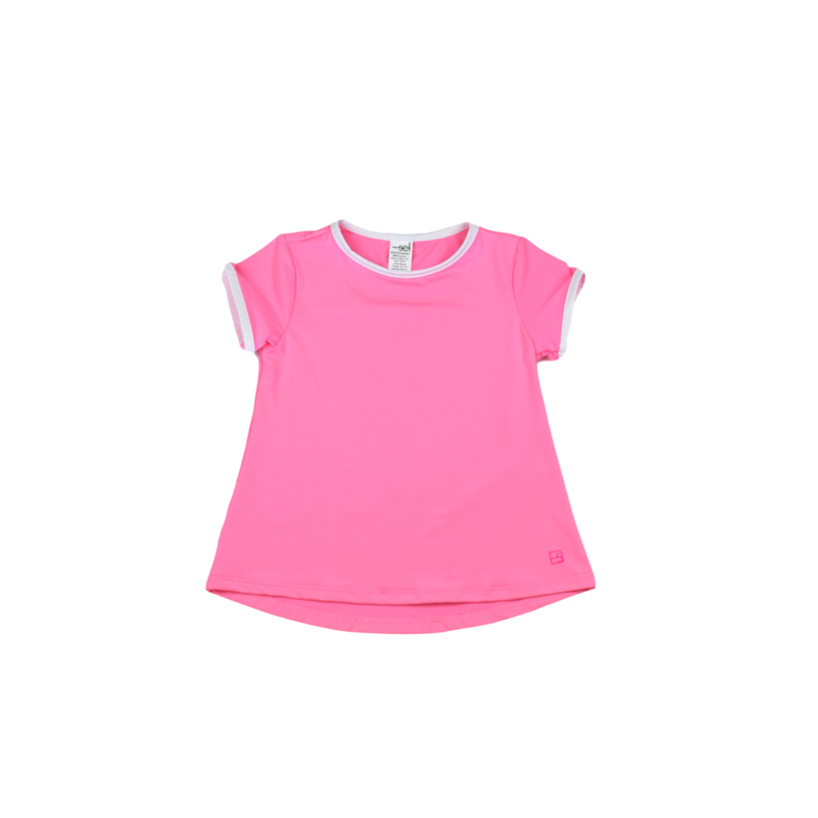 Set Athleisure Pink/Wht Bridget Tee