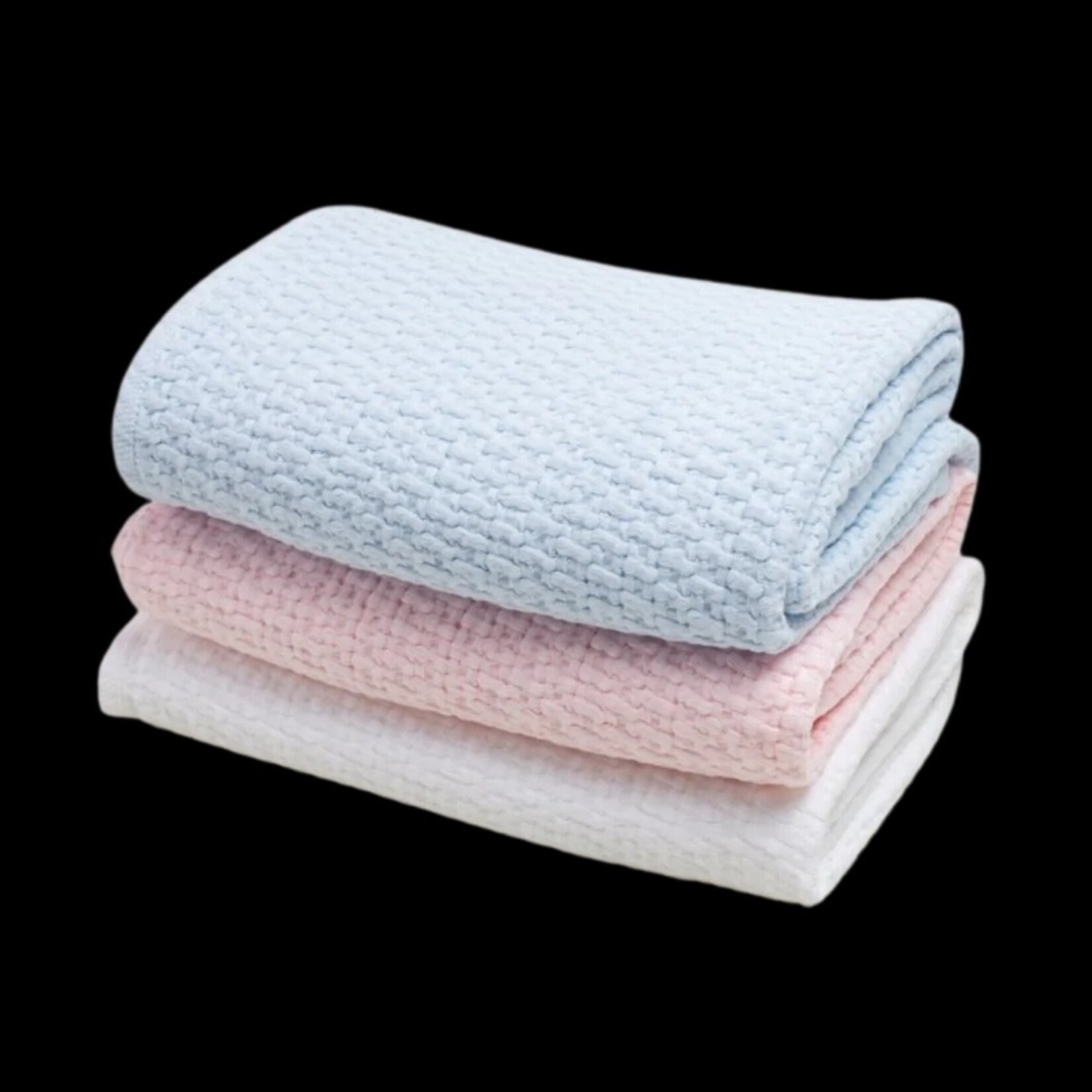 A Soft Idea Stonewashed Basket Weave Blanket-Rec