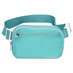 Iscream Turquoise Nylon Belt Bag