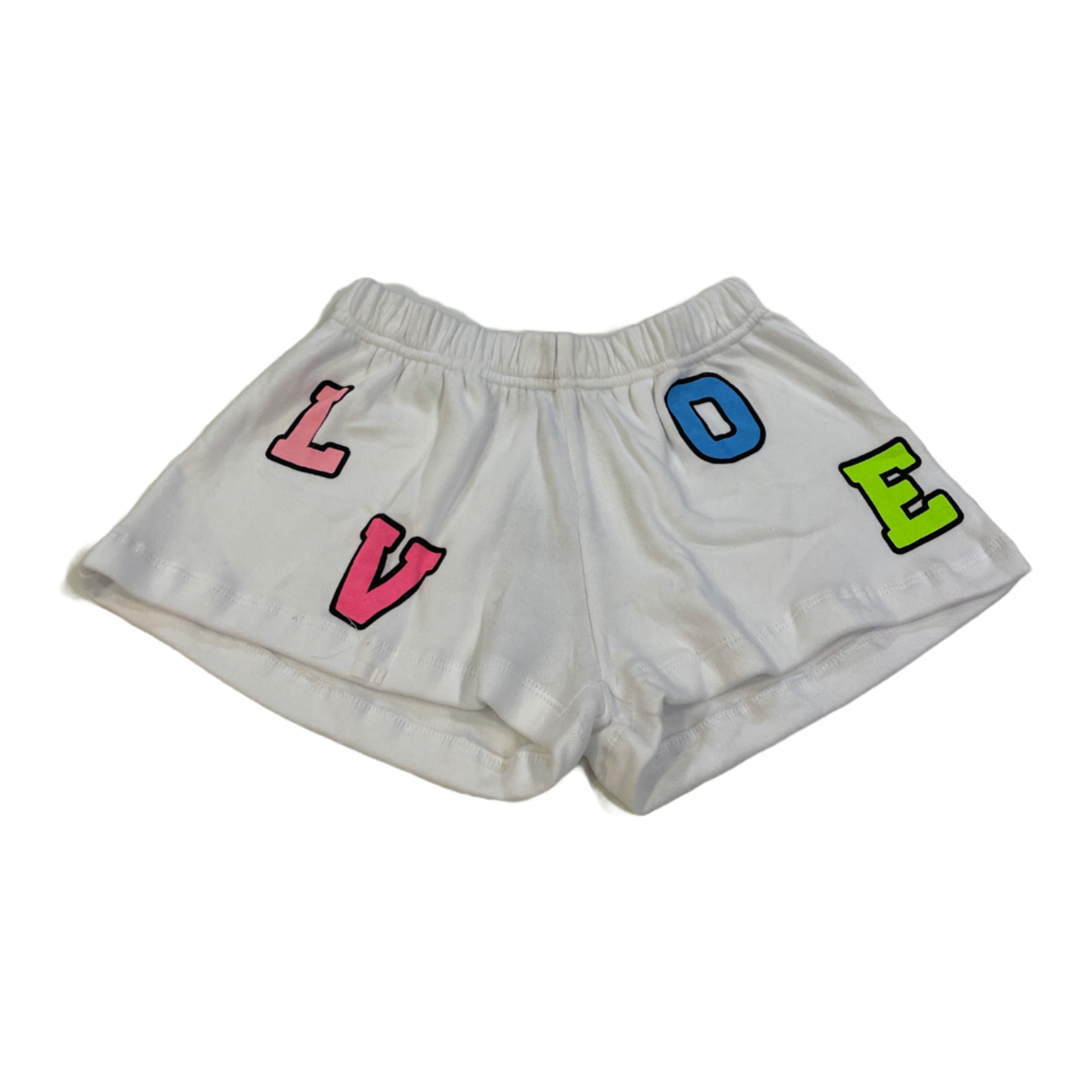 Flowers By Zoe White Love Shorts