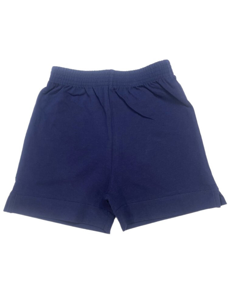 Luigi Kids Navy Knit Shorts