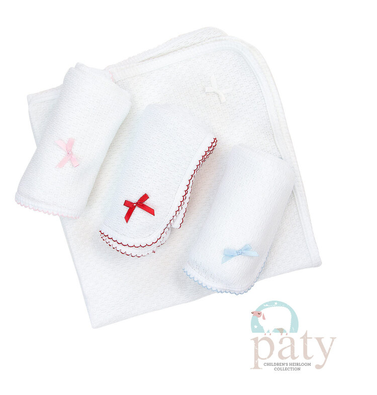 Paty Pink Trim Blanket