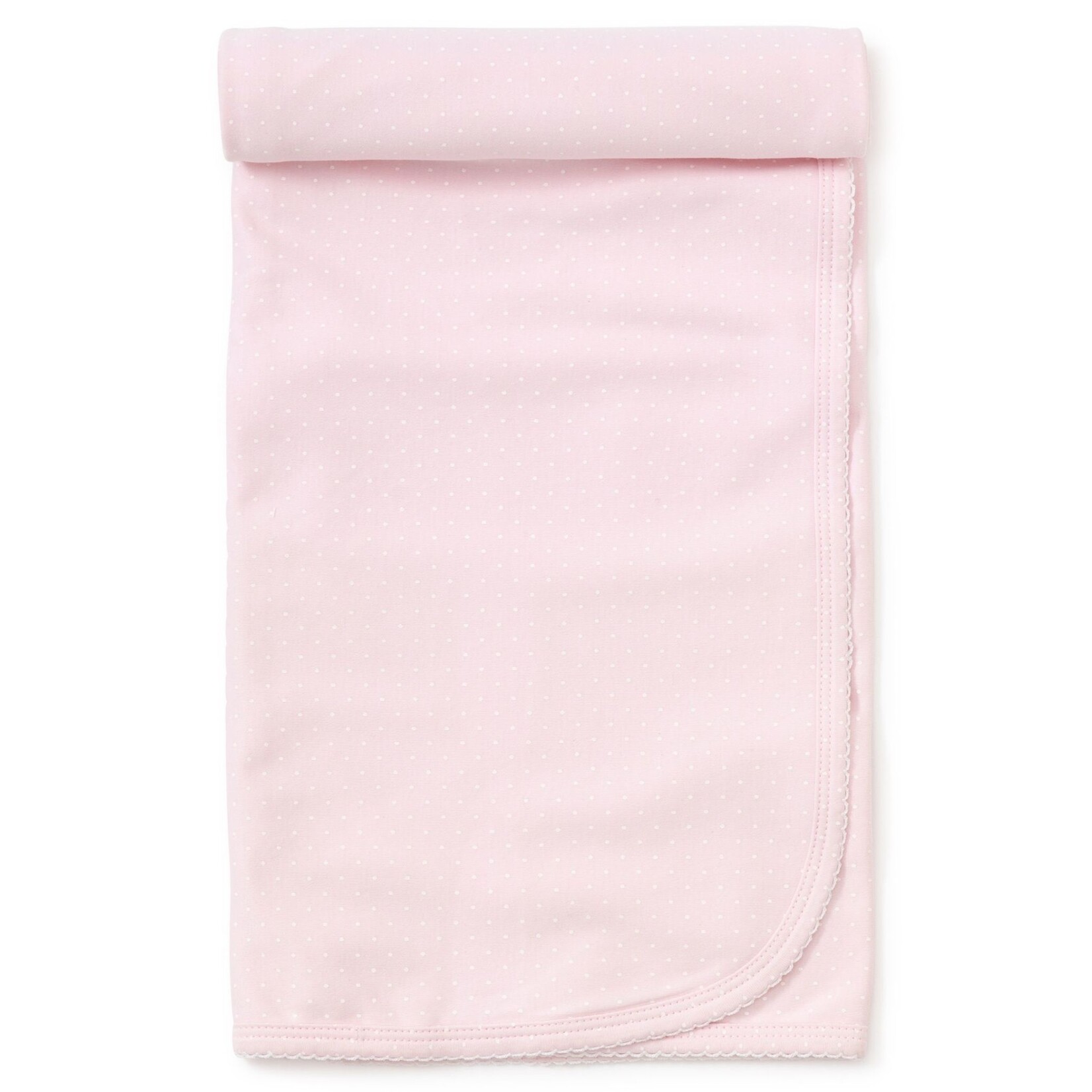 Kissy Kissy Pink w/ White Dot Blanket