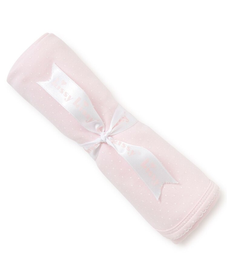 Kissy Kissy Pink w/ White Dot Blanket