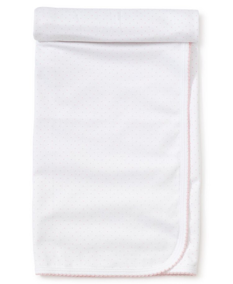 Kissy Kissy Pink Dot Blanket