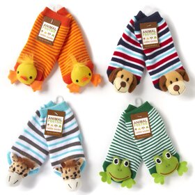 Two's Company Animal Rattle Socks