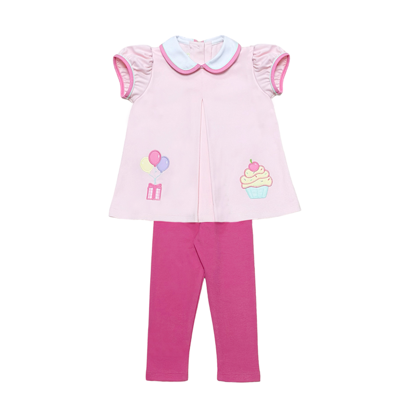 Zuccini Pink Birthday Legging Set