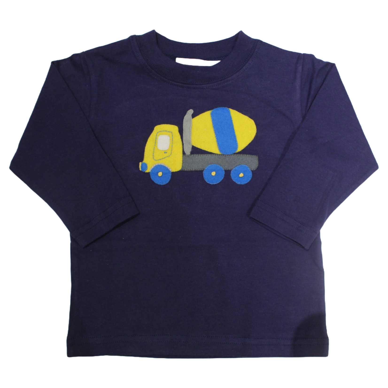 Luigi Kids Navy Cement Truck Shirt