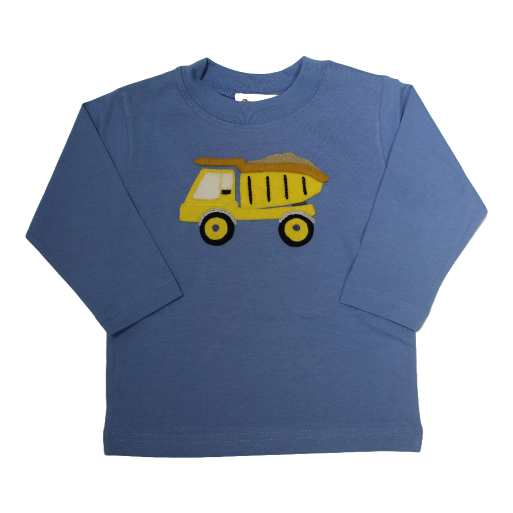 Luigi Kids Chambray Dump Truck Shirt