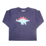 Luigi Kids Navy Stegosaurus Shirt