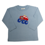 Luigi Kids Gray Monster Truck Shirt