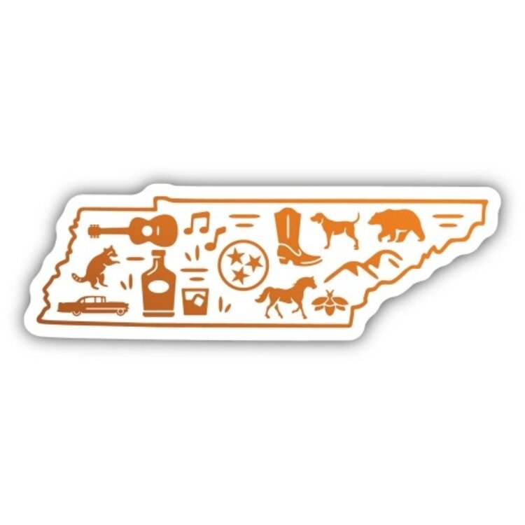 Stickers Northwest Tennessee Icons Sticker