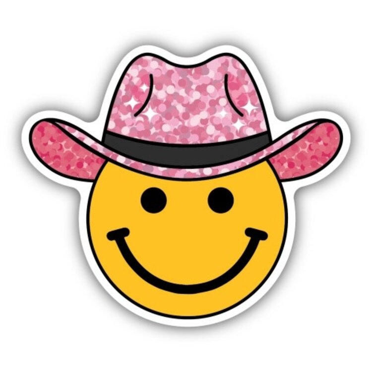 Stickers Northwest Pink Hat Smiley Face Sticker