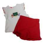 Claire & Charlie ABC Girls Short Set