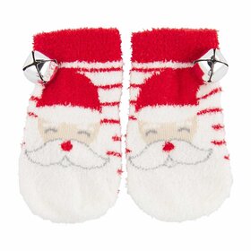 Mud Pie Christmas Chenille Rattle Socks