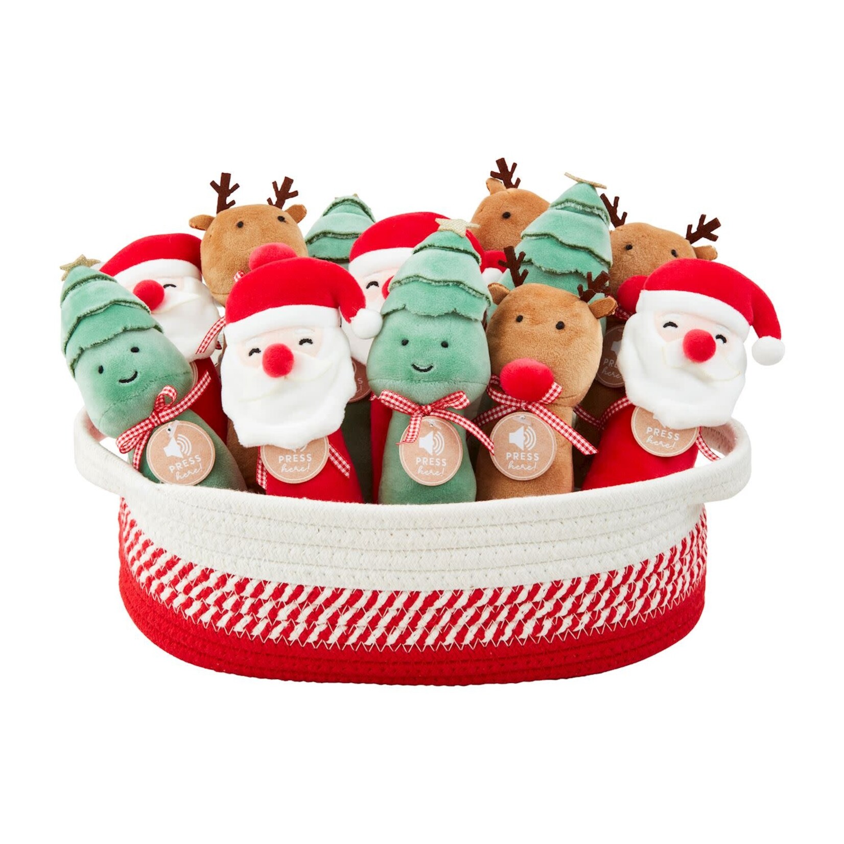 Mud Pie Christmas Musical Stick Rattle
