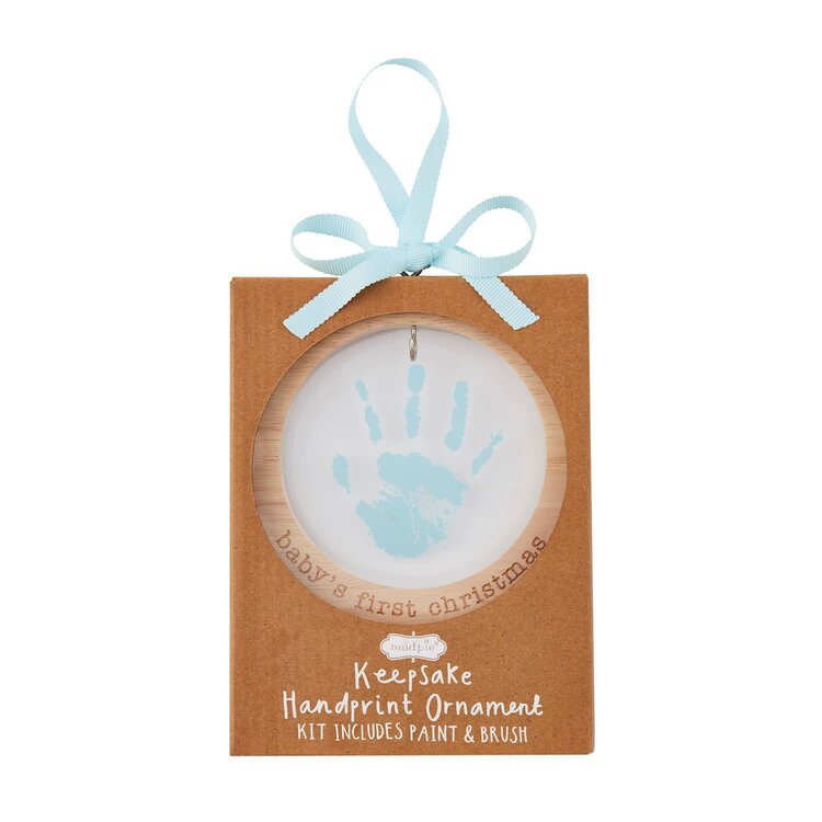 Mud Pie Acrylic Handprint Ornament