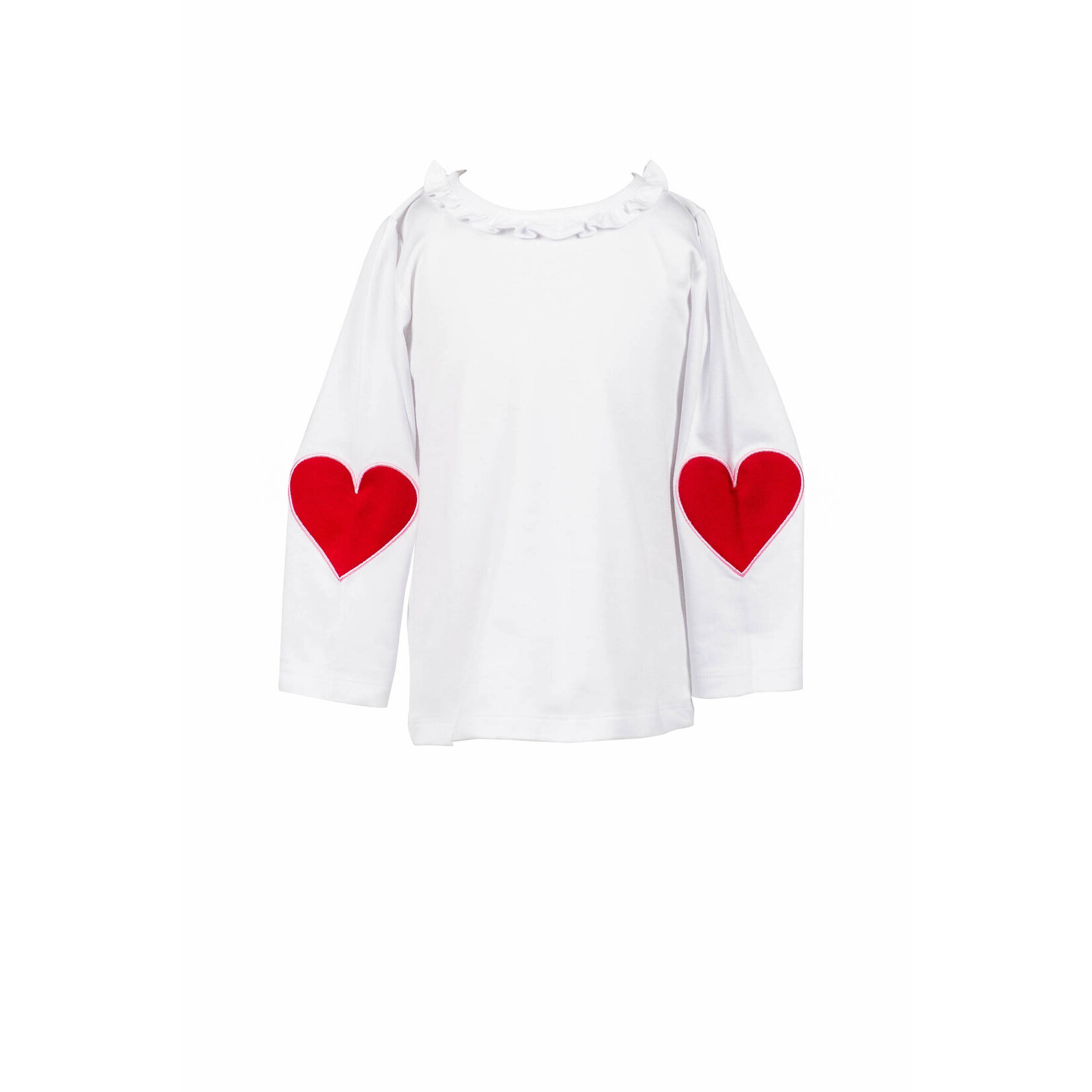 Proper Peony Hearts LS Patch Shirt