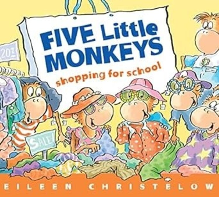 Harper Collins 5 Little Monkeys Shopping For School