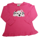 Luigi Kids Pink Dalmation w/Bow Swing Top