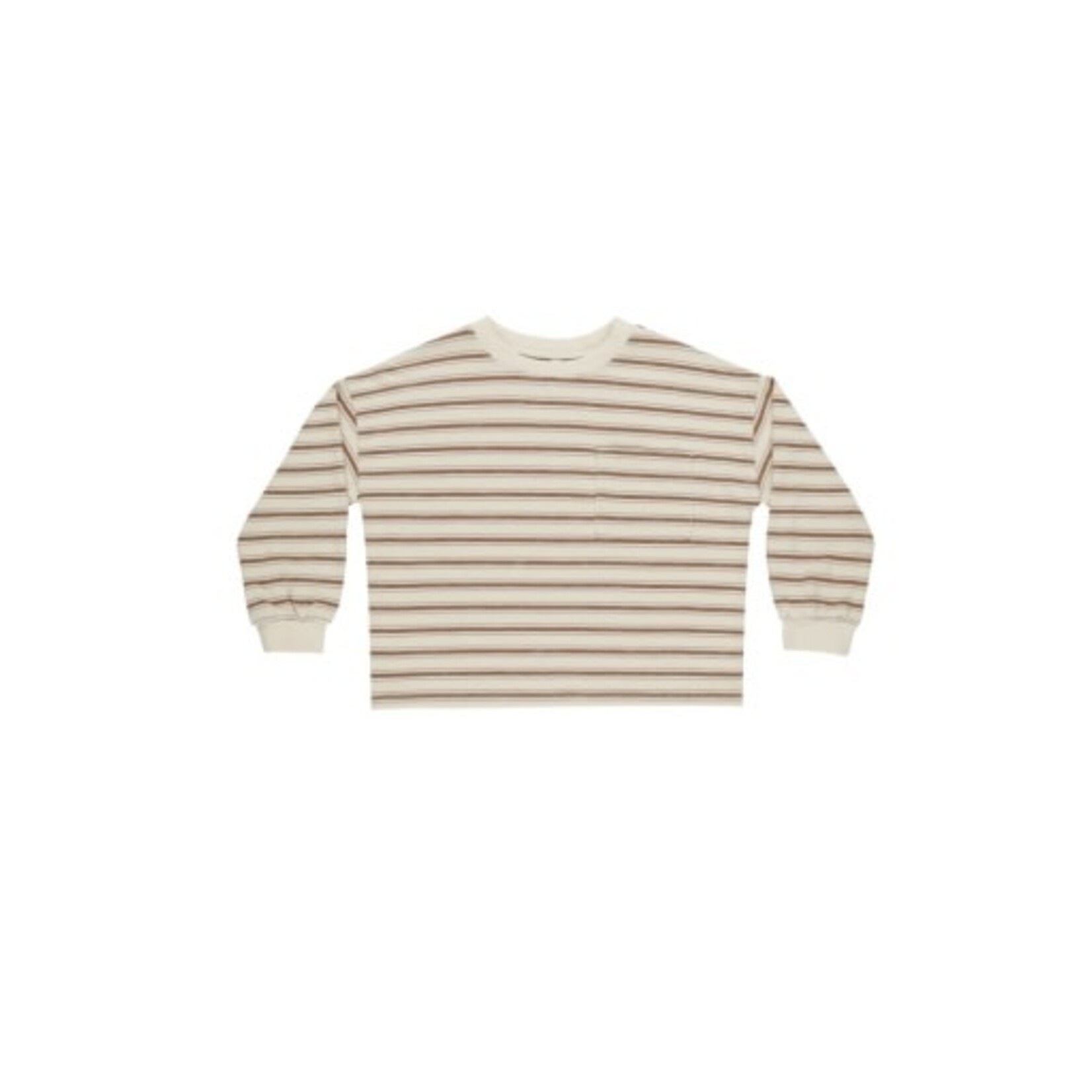 Rylee + Cru Inc. Saddle Stripe Relaxed Tee