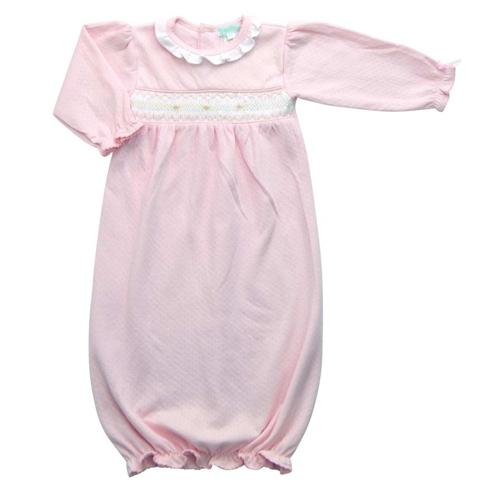 Baby Threads Pink Smocked Sweet Daygown