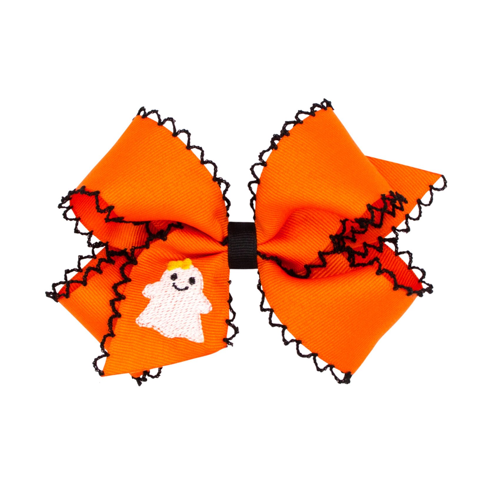 Wee Ones Halloween Moonstitch Emb Bow