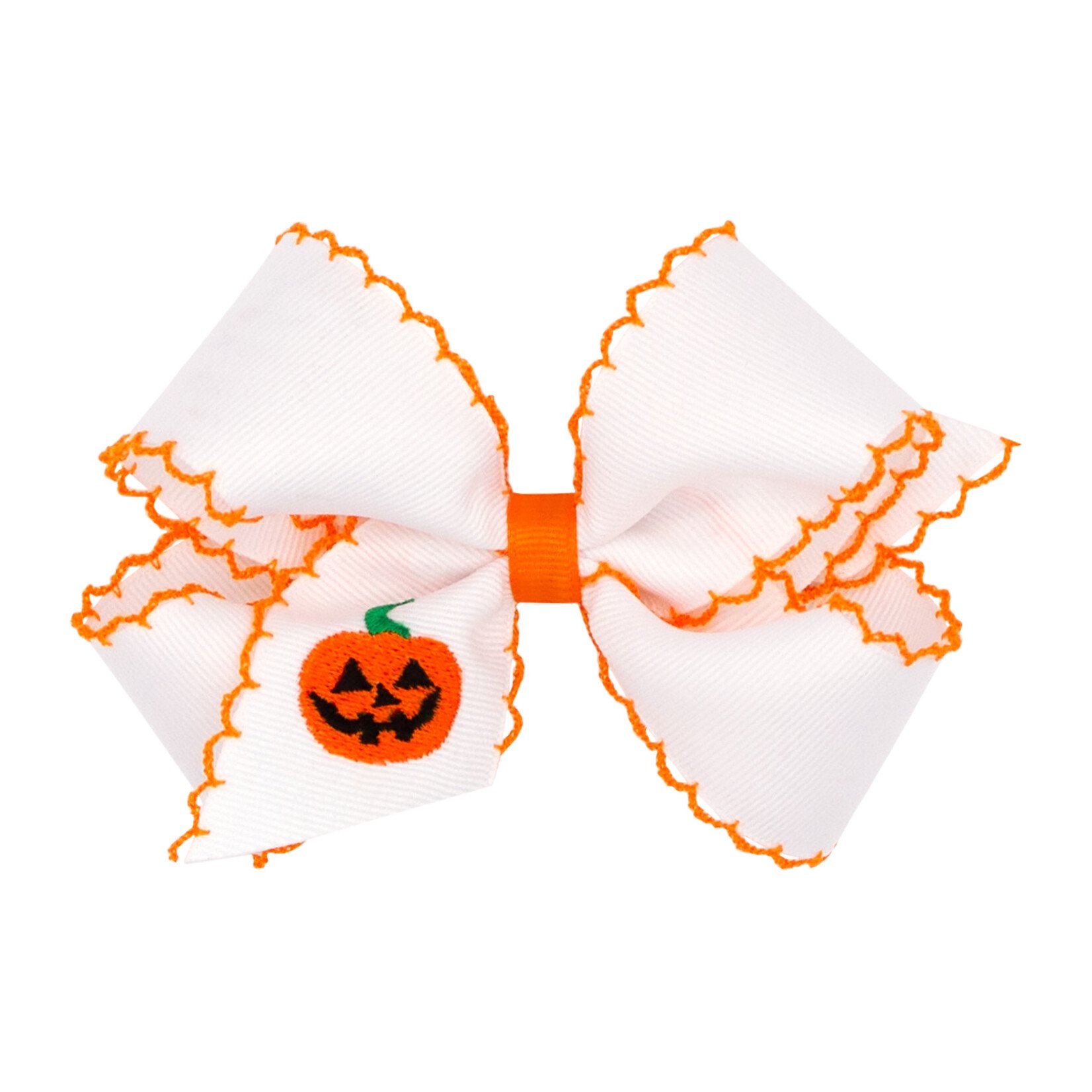 Wee Ones Halloween Moonstitch Emb Bow