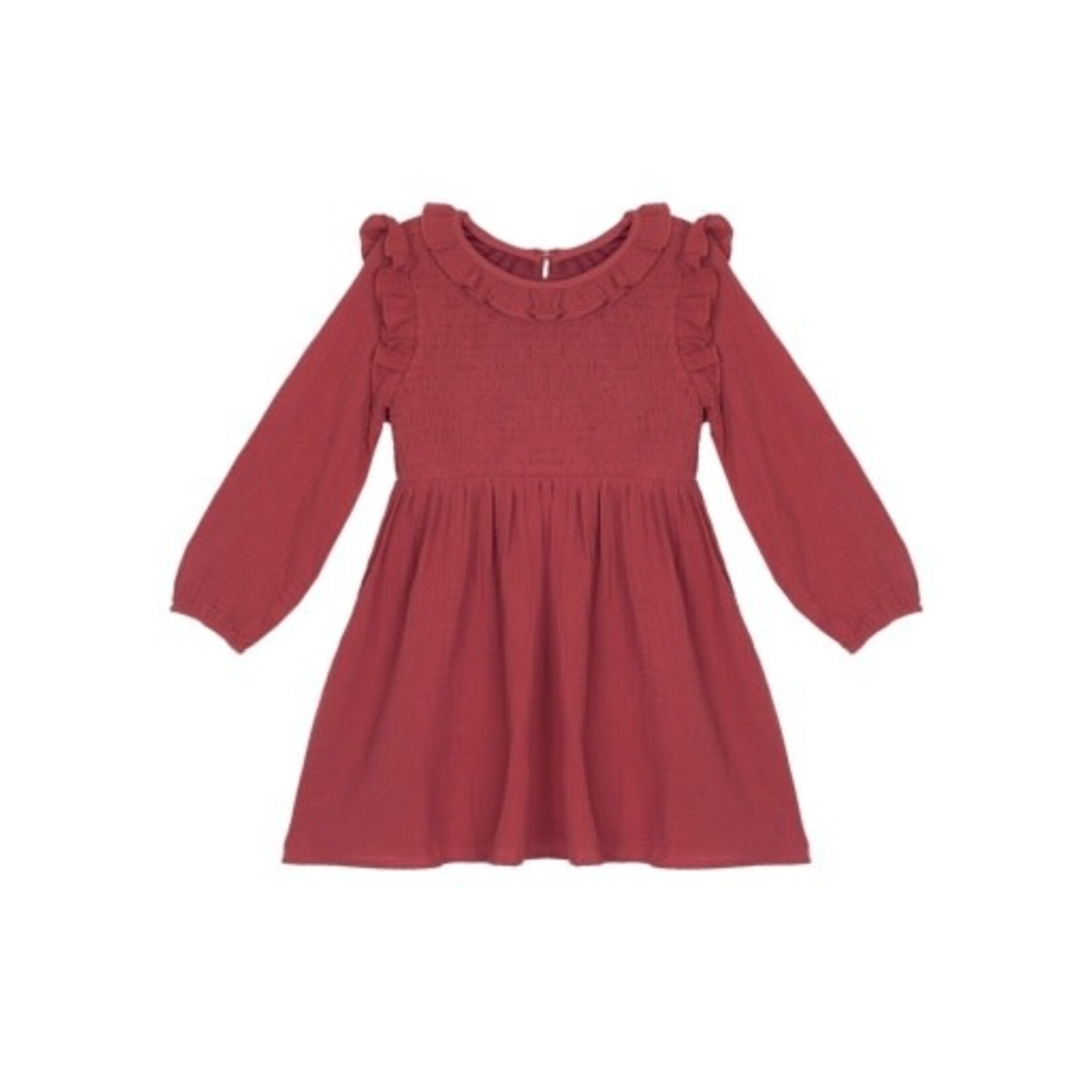 Mabel and Honey Red Autumn Dress