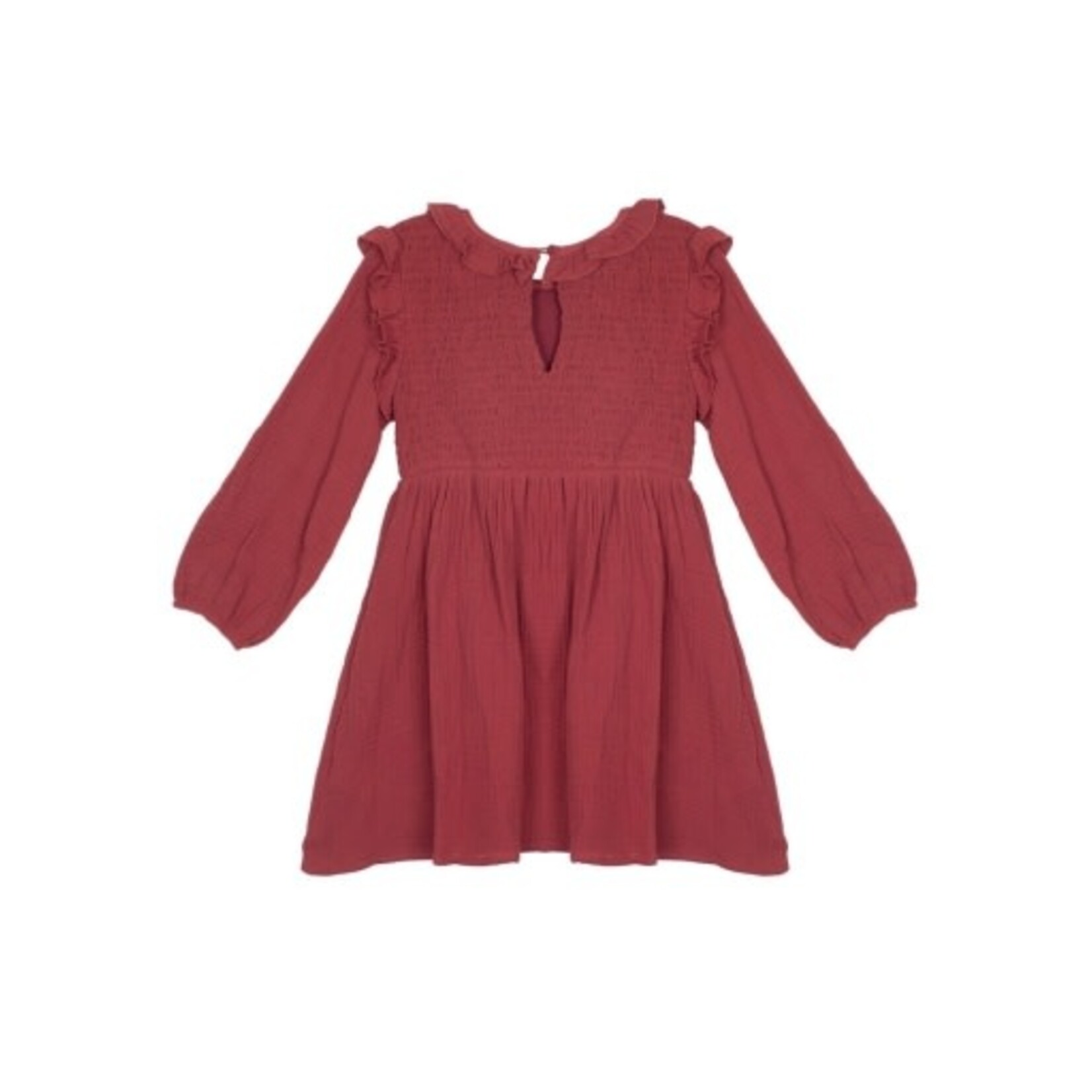 Mabel and Honey Red Autumn Dress