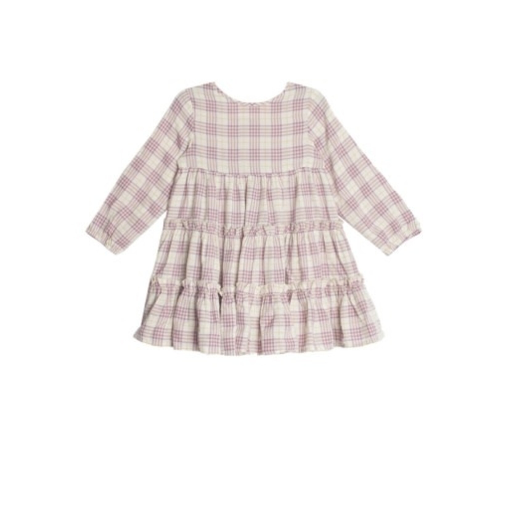 Mabel and Honey Purple Periwinkle Plaid Dress