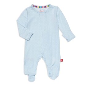 Magnetic  Me PIN DOT BLUE FOOTIE