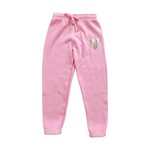 T2Love Silver Heart Pink Cuff Pants