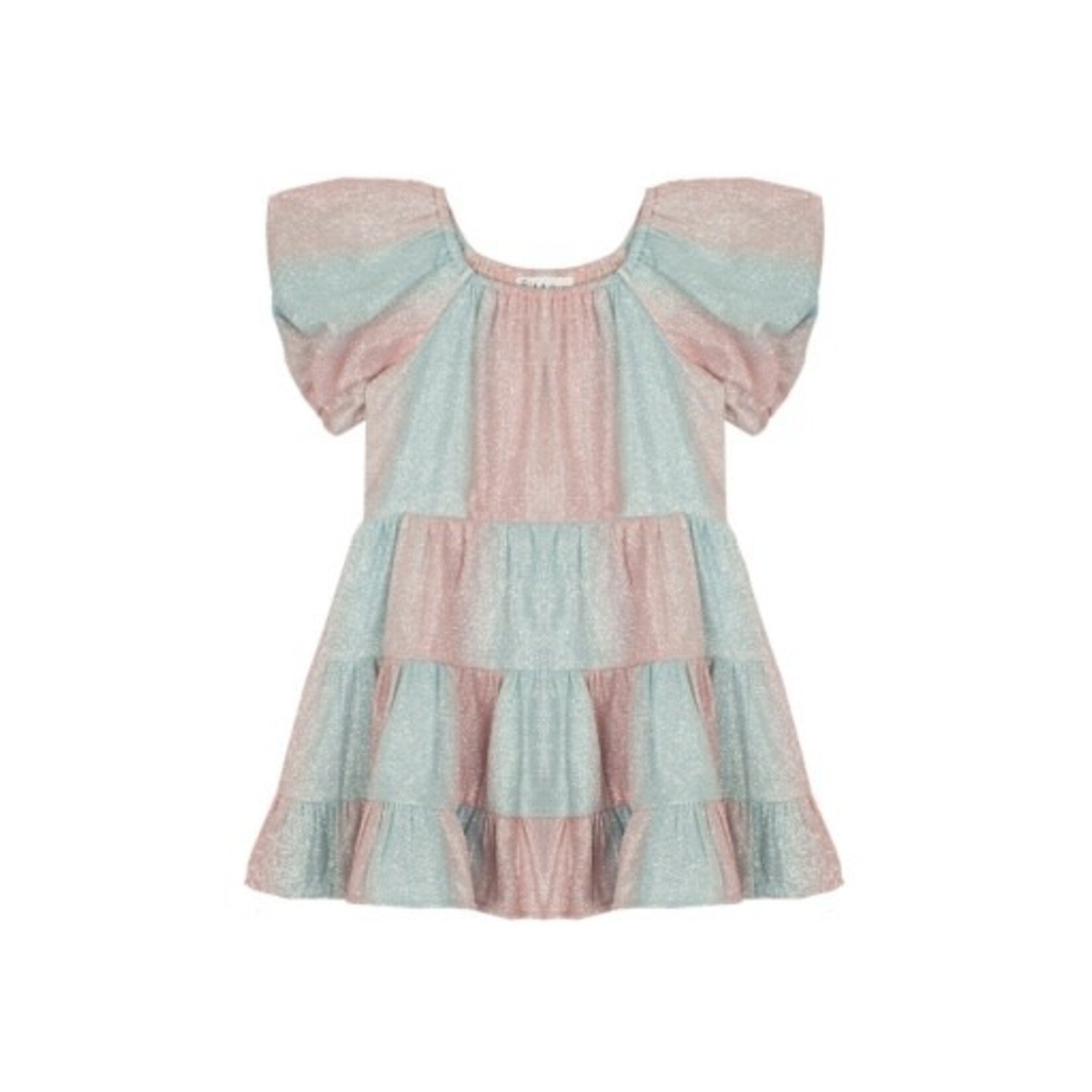 Mabel and Honey Pink Multi Shimmer Dress