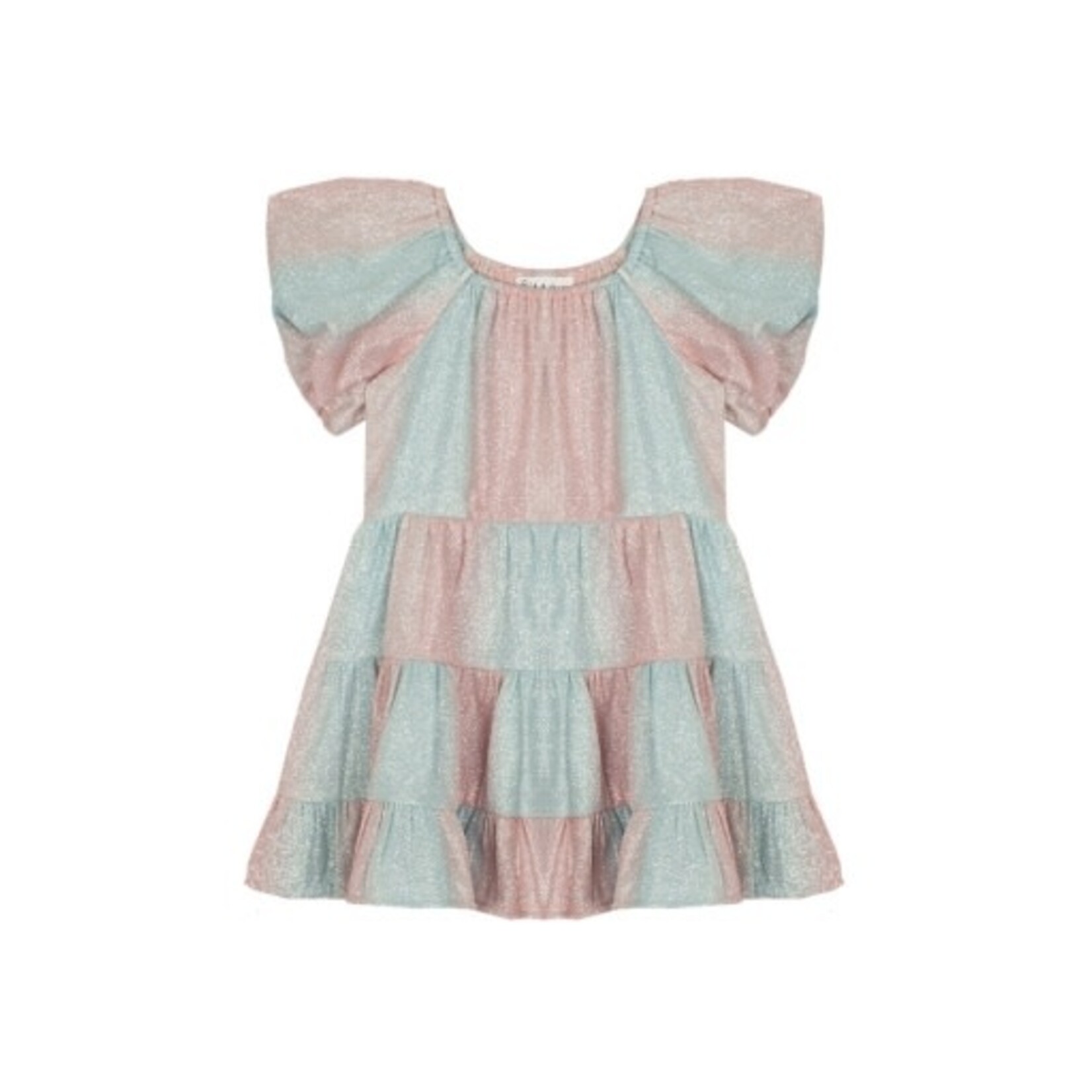 Mabel and Honey Pink Multi Shimmer Dress