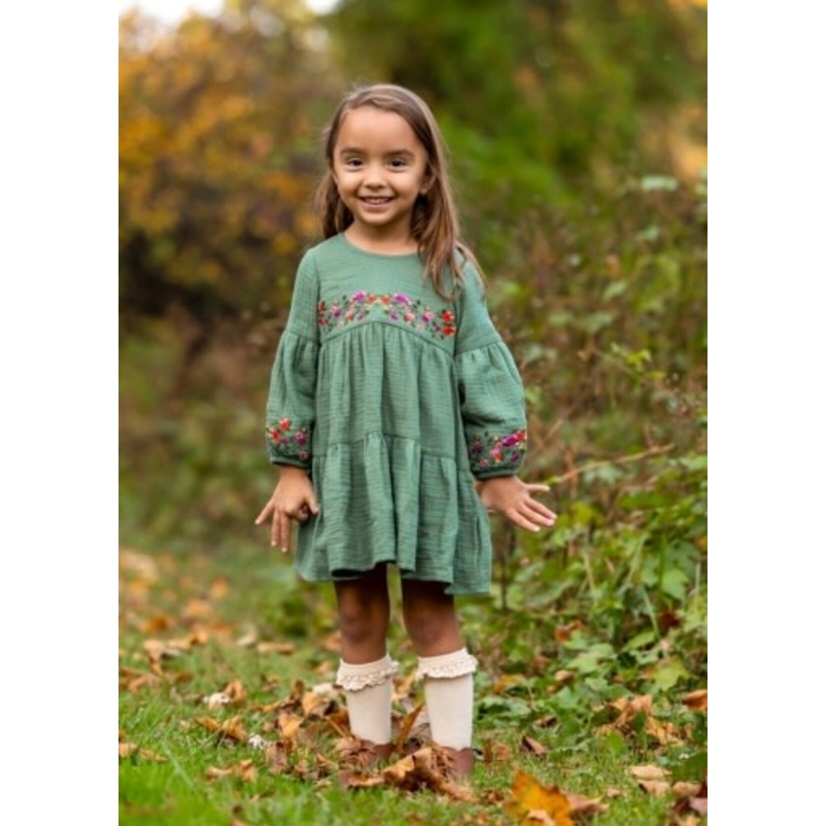 Mabel and Honey Green Bella Dress