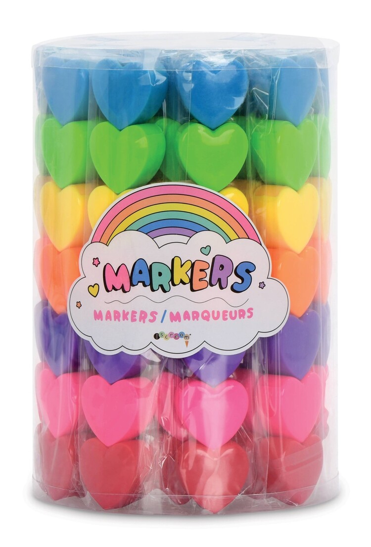 Iscream Hearts Stackable Markers