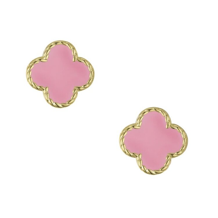 Lily Nily Four Leaf Clover Stud Earrings
