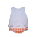 Remember Nguyen Orange/White Diaper Set